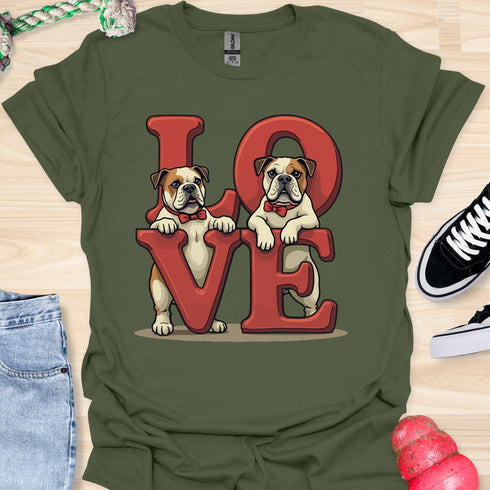 Love is a four legged word - V6 - Standing Duo T-Shirt